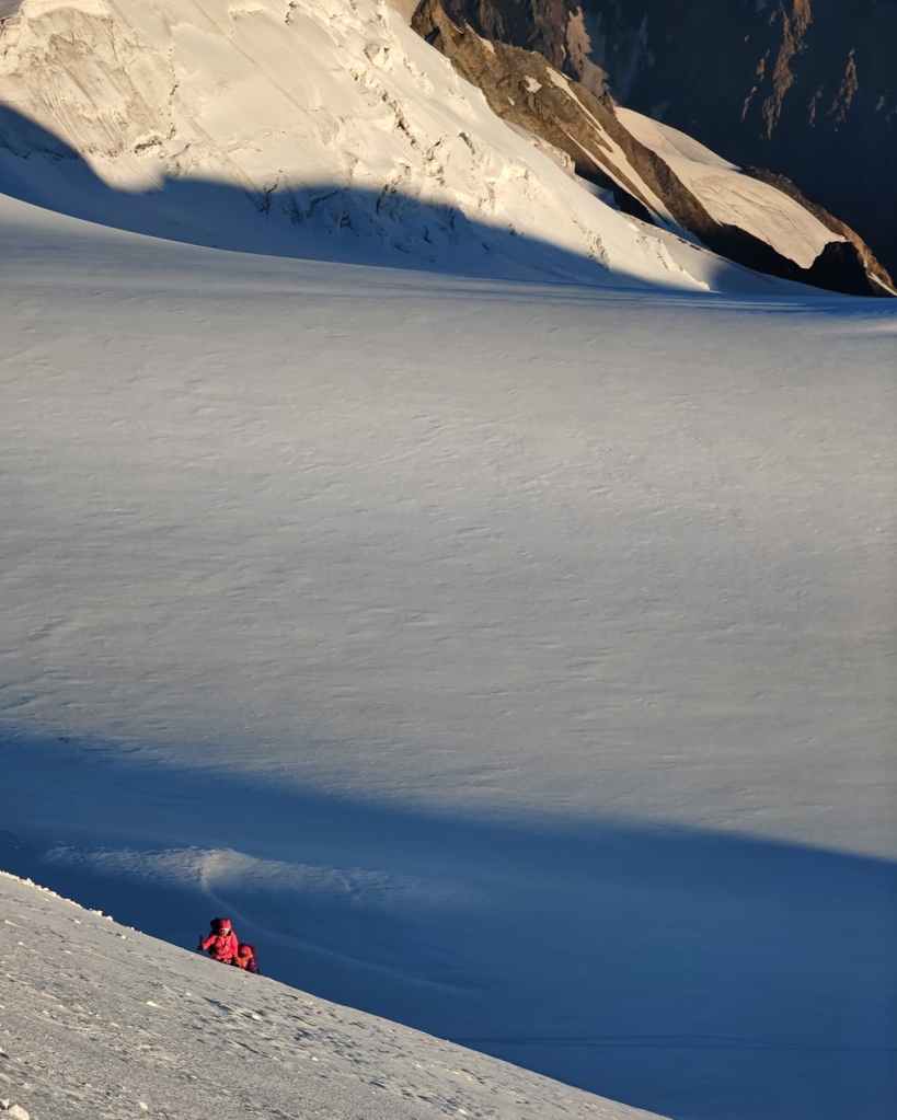 Views from Mount Kazbek summit.
