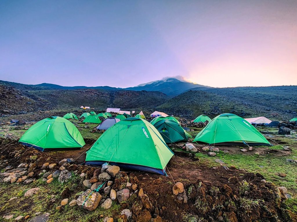 Views of Mount Ararat from Base Camp.