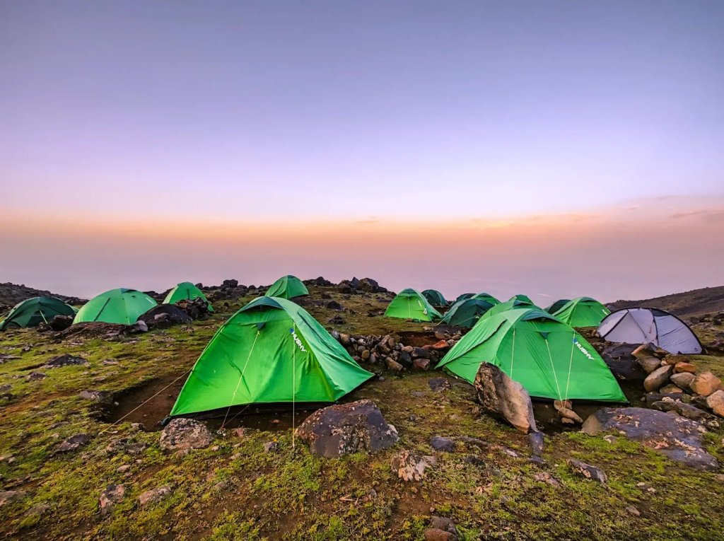 Sunrise at Ararat Base Camp.