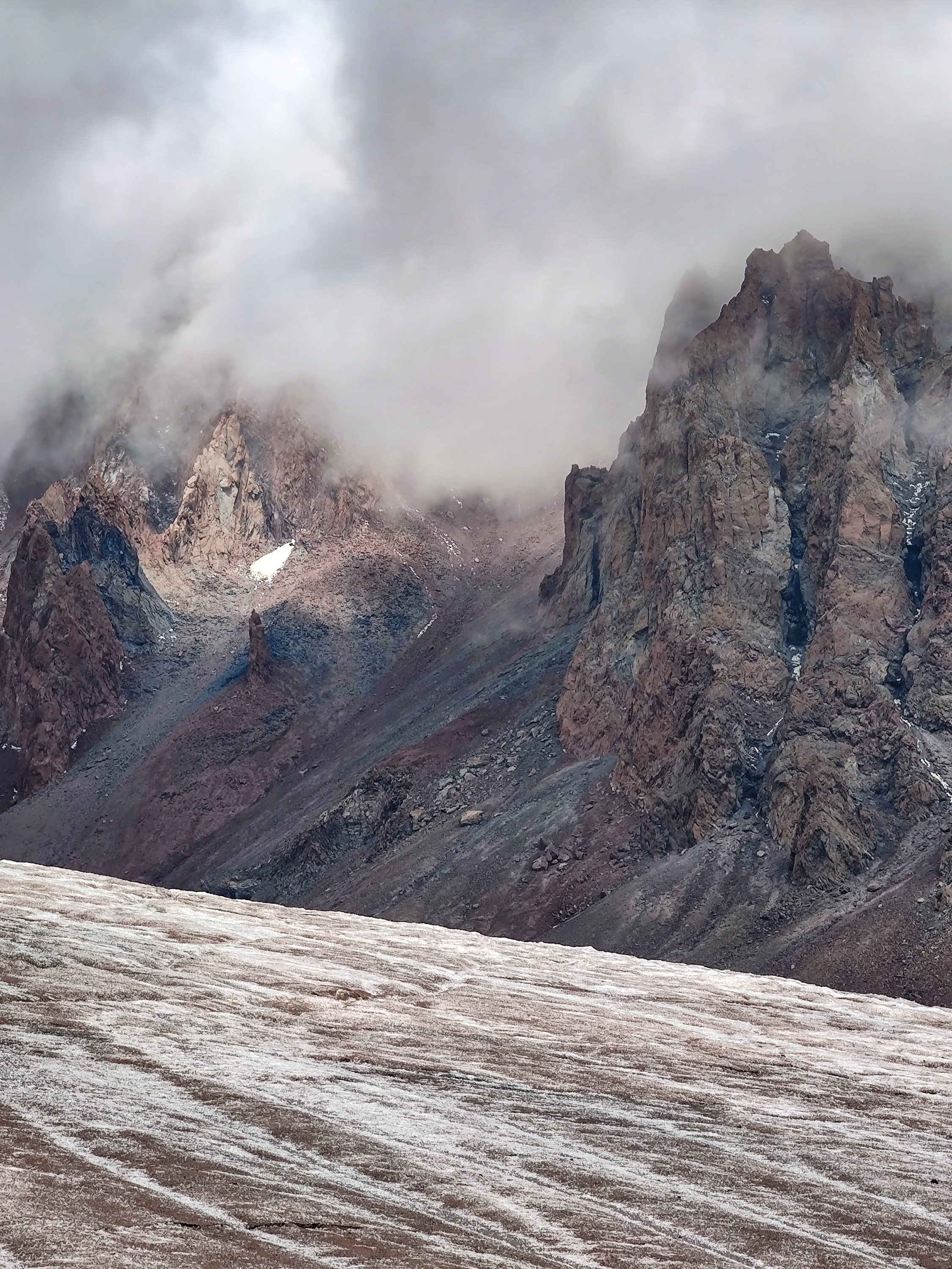 Views from Lednis Ortsveri Glacier.