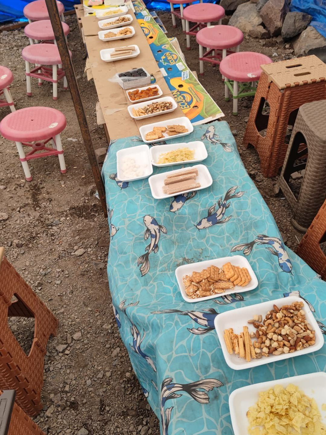 Food at Mount Ararat.